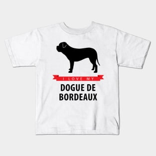 I Love My Dogue de Bordeaux Kids T-Shirt